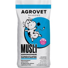 Agrovet Musli dla cieląt - mikronizowane superstarter  BEZ GMO 20kg